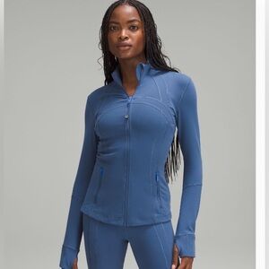 lululemon athletica Blue Formfitting Zip-Up Jacket